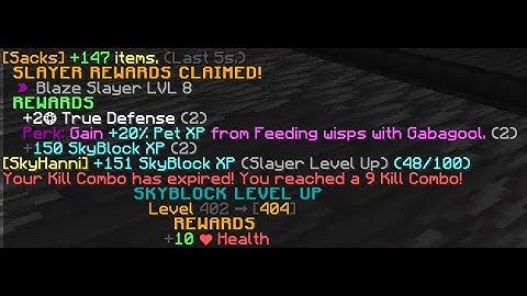 Blaze Slayer Level 8 Featuring Phase skipping I Hypixel Skyblock