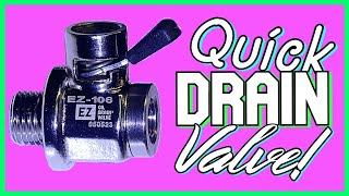 EZ Oil Drain Valve: Installation and REVIEW!!