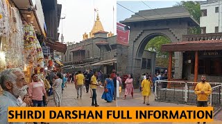 Sai Baba Mandir Shirdi | Shirdi Darshan Complete Tour Guide | Sai Baba Live |Shirdi Full Information
