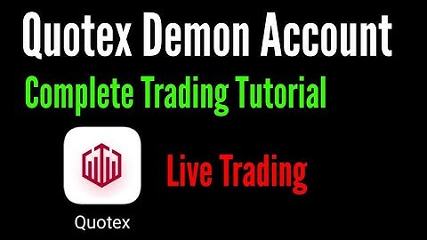 How to Create a Demo Account on Quotex App | quotex Complete Demo Trading Tutorial