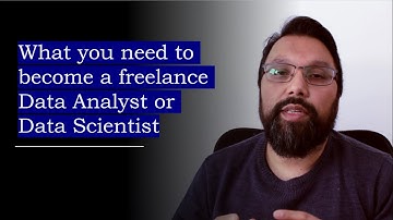 How to become a freelance Data Analyst or Data Scientist