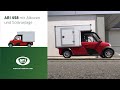 Elektrotransporter ARI 458 mit Alkovenaufbau und Solaranlage - 400kg Zuladung - 78km/h - 150 km