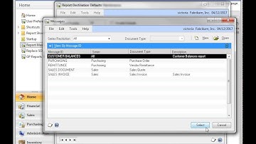 Emailing Reports with GP Reports Viewer