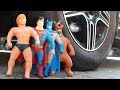 CAR VS STRETCH ARMSTRONG VS BATMAN VS SUPERMAN VS SCOOBY DOO