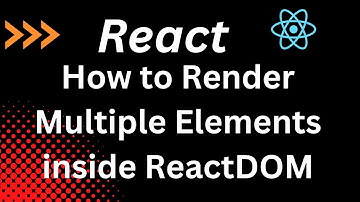 How to Render Multiple Elements inside ReactDOM | ReactJS Tutorial for Beginners in Hindi 2023