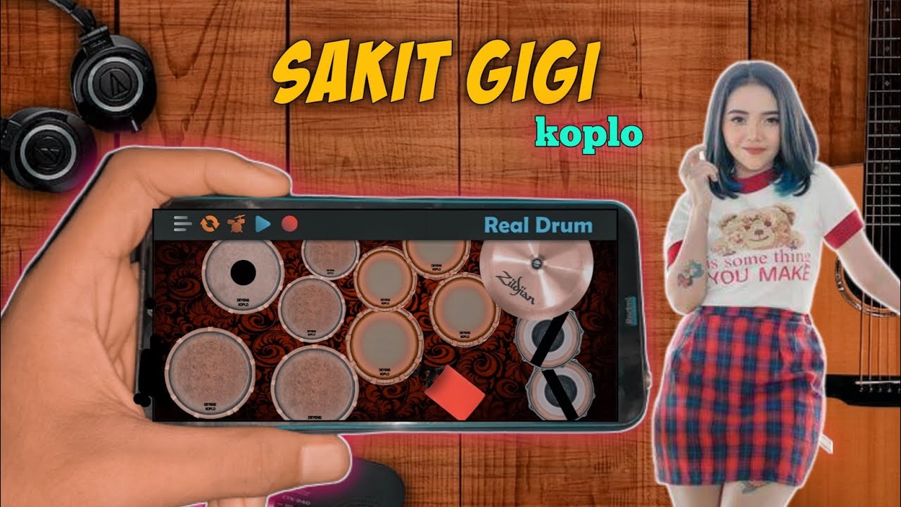 Sakit Gigi Meggi Koplo - Cover Real Drum Mod Kendang Android