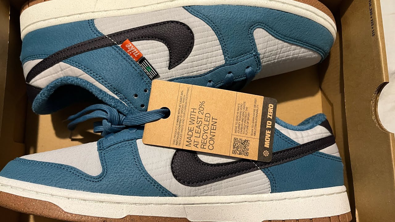 Dunk Low Next Nature 'Toasty - Rift Blue’ - YouTube