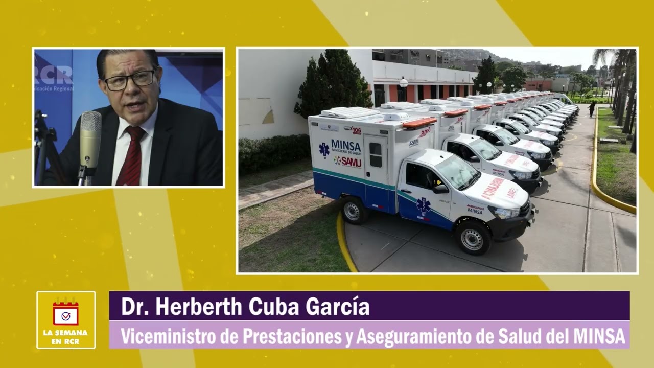 MINSA PRESENTÓ 33 AMBULANCIAS SAMU PARA LIMA METROPOLITANA