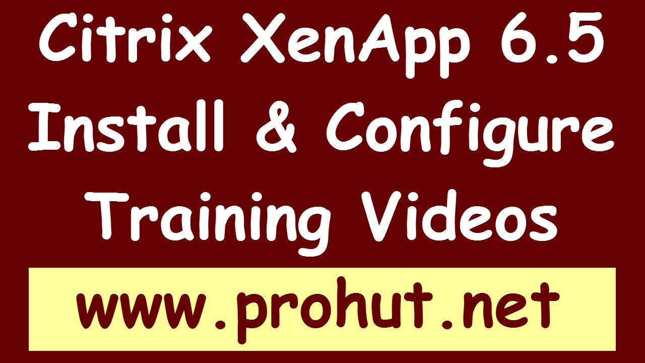Install and Publish application using Citrix Application Streaming ...