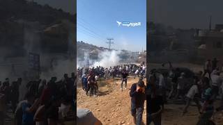 tear gas thrown at jordan boarder palestine israel jordan latestnews news