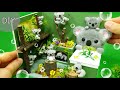 DIY Miniature Animal Dollhouse - Koala Room decor ! Cheer up Koala !!