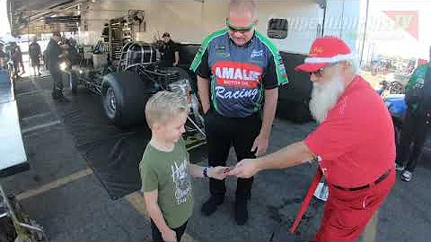 SANTA CLAUS IS A FAN OF THIS DRAG RACER