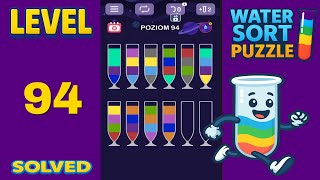 Water Sort Puzzle – Level 94 | Walkthrough Solution