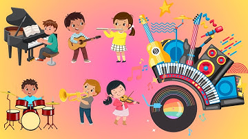 TỪ VỰNG TIẾNG ANH CHO BÉ | CHỦ ĐỀ 18 | NHẠC CỤ | MUSICAL INSTRUMENT