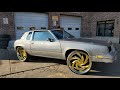 TAKING HOME MY T-TOP 442CUTLASS SQUATTING ON GOLD 26S