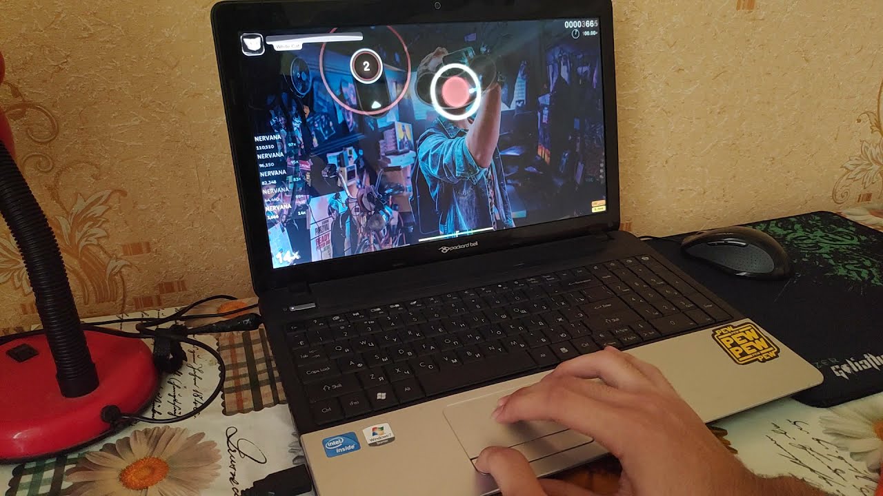 Osu I m Playing Osu On A Laptop Touchpad YouTube