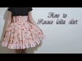 Rococo lolita skirt - behind make thrift try 5