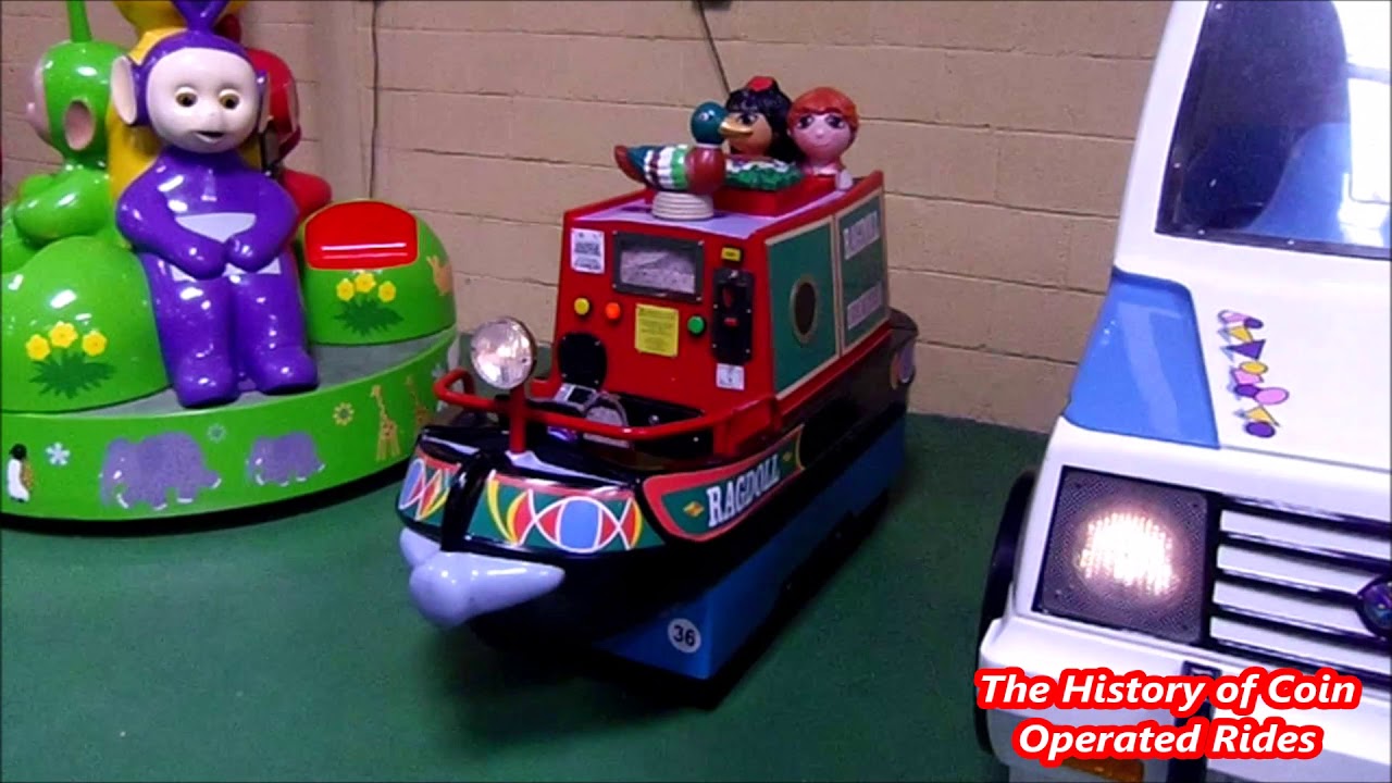 2000s Coin Operated Boat Kiddie Ride - Rosie & Jim (Peek-a-Boo) - YouTube