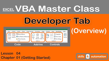 Developer Tab (Overview) || Excel VBA Master Class || 1.4