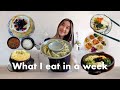 What i eat in a week post yale edition