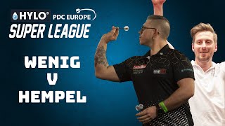 WHAT DRAMA! | Wenig v Hempel | 2021 PDC Europe Super League