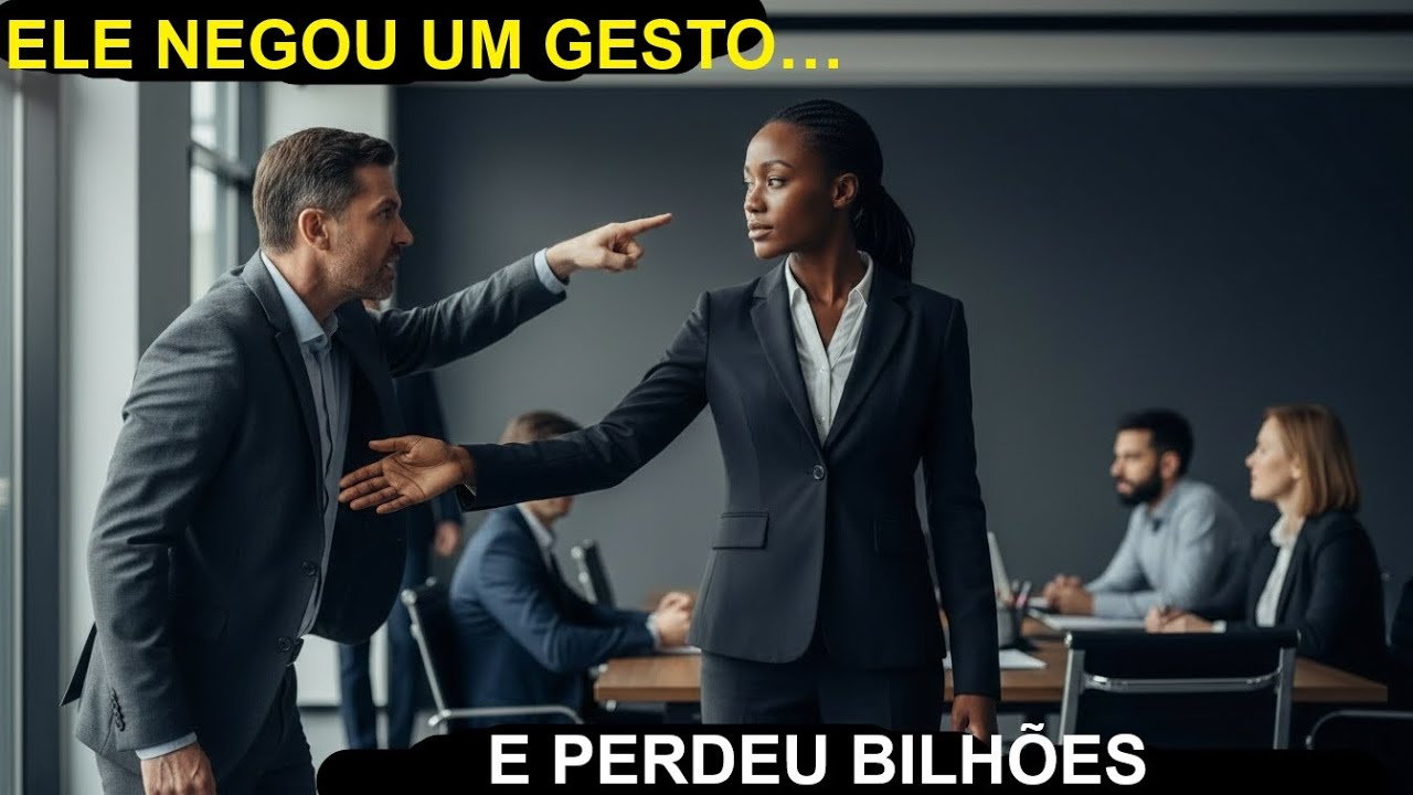 Ele fez um gesto simples com a CEO negra…  mudou destino de bilhões