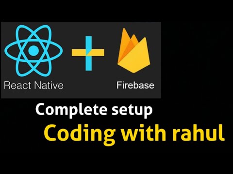 Firebase Setup in React native App | React native tutorial