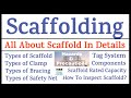 Scaffolding safety  all about scaffold in details  types of scaffoldclampbracingsafety net