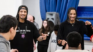 Les Twins Mental Health Tour With Kids Write Network Pt 1