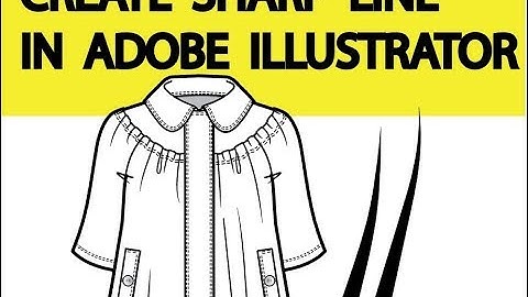 HOW TO CREATE SHARP LINE IN ADOBE ILLUSTRATOR