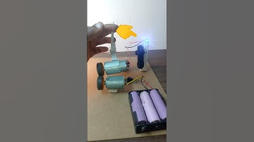 DC motor armature free light generate system#automobile #dcmotor #rjexperiment #motor #shorts#diy