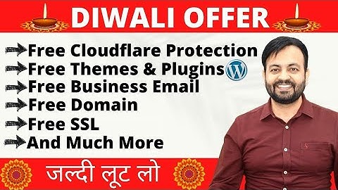 free domian hosting | Diwali Offer Best & Cheapest Web Hosting For Wordpress (2021) | Techno Vedant