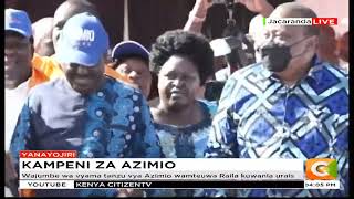 Song and dance at Jacaranda grounds as President Uhuru Kenyatta receives Raila Odinga