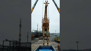 Giant Giraffe Water Scene | Cinematic Deep Splash Moment 🌊🦒 #satisfying #anime