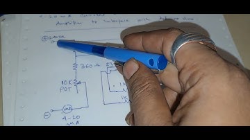 4-20 mA current source with opamp and 1 to 5 volts ground referenced signal.