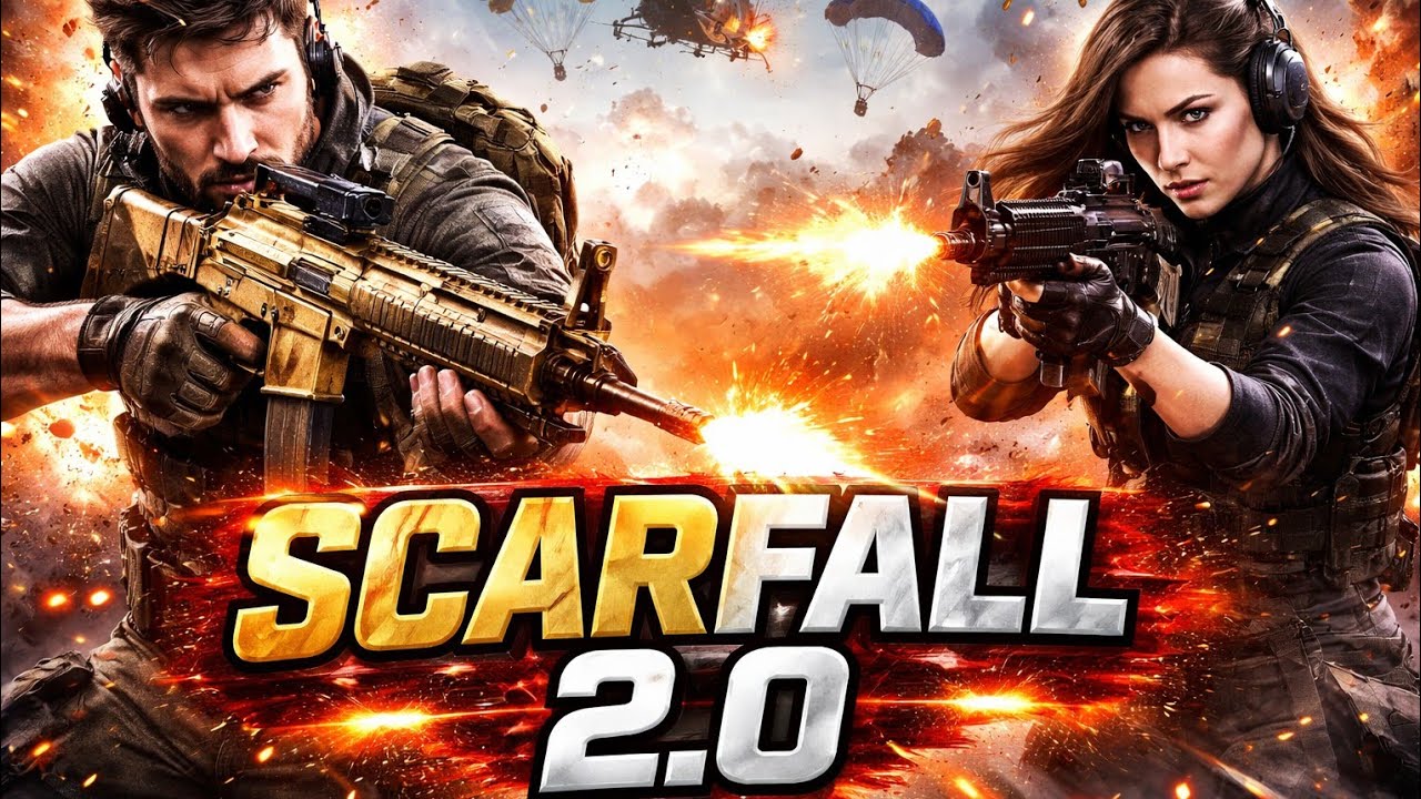 ScarFall 2.0 New Update 😱 | Full Action Gameplay | Hindi Live