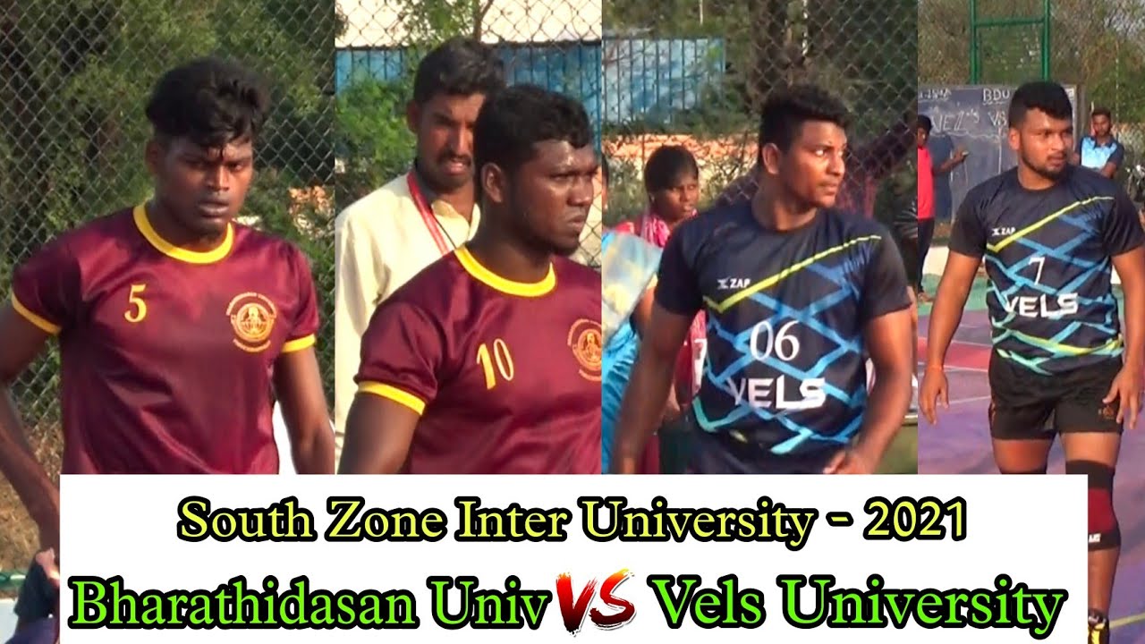 SL - Bharathidhasan University VS Vels University - South Zone Inter University 2021 - VINO MEDIA