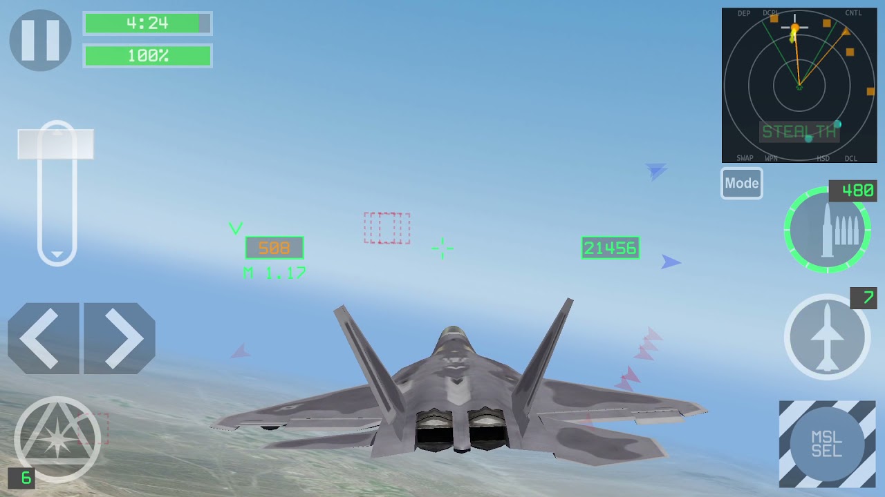 Strike Fighters Modern Combat 'Fighter Sweep' | USAF F-22A 'Raptor' Shot Down By JAS-39E 'Grapen'!!!