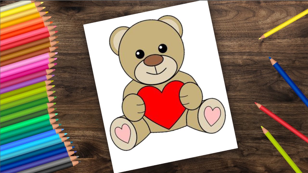 How to Draw a Cartoon Teddy Bear Easy Step-by-Step Drawing Tutorial for  Kids | How to Draw Step by Step Drawing Tutorials