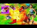 *100 CARS* EXPLODING AT ONCE!! (What Happens?) - Fortnite Funny Fails and WTF Moments! 1217