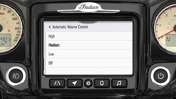 System Settings Overview on the 2020 Indian Motorcycle Ride Command