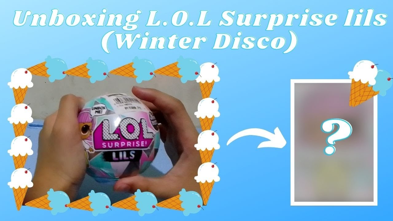 Unboxing L.O.L Surprise lils ( Winter Disco ) | Candy's day
