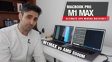 Is the M1 MAX MacBook Pro SLOWER than the 2019 i9? | GPU Mining REVIEW