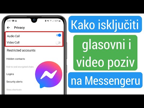 Video: Kako isključiti videopozive na Facebooku?