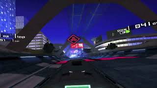 BallisticNG in VR with steering wheel