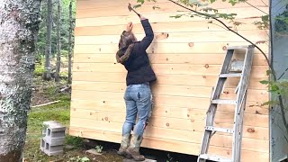 COTTAGE PINE SIDING FOR MY TINY CABIN IN THE WOODS