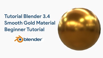 Tutorial Blender Smooth Gold Material - Easy and Beginner Tutorial