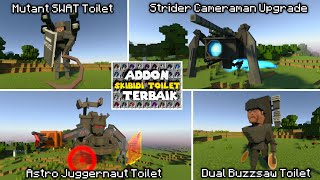 UPDATE BARU ADDON SKIBIDI TOILET TERKEREN DI MINECRAFT! AKHIRNYA ADA ASTRO JUGGERNAUT TOILET!