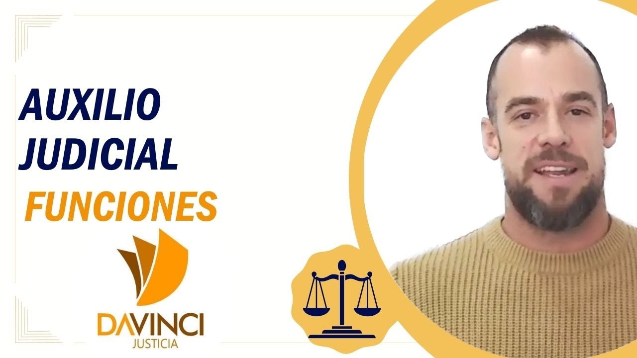 Vídeo sobre las funciones de un funcionario del Cuerpo de Auxilio Judicial