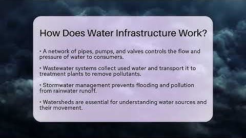 How Does Water Infrastructure Work? - Earth Science Answers